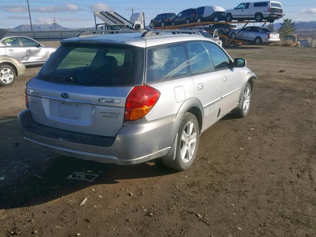 4S4BP67C156332097 - 2005 SUBARU LEGACY OUT SILVER photo 4