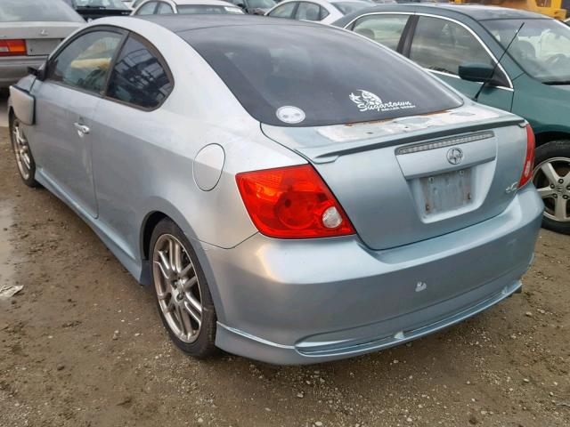 JTKDE177050025007 - 2005 TOYOTA SCION TC ლურჯი ფოტო 3