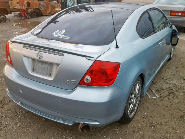 JTKDE177050025007 - 2005 TOYOTA SCION TC ლურჯი ფოტო 4