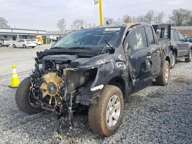 1N6AA1EK1HN535352 - 2017 NISSAN TITAN S BLACK photo 2