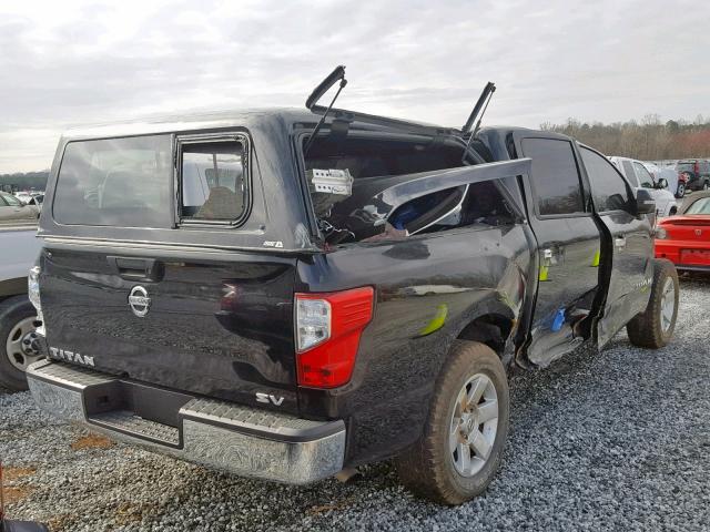 1N6AA1EK1HN535352 - 2017 NISSAN TITAN S BLACK photo 4