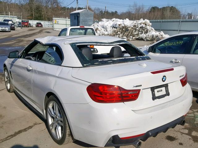 WBA4U1C55H5A16213 - 2017 BMW 440XI WHITE photo 3