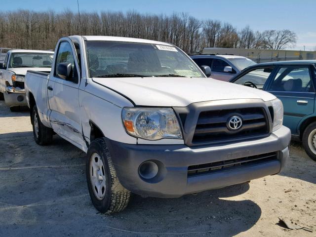 5TENX22N35Z034933 - 2005 TOYOTA TACOMA WHITE photo 1