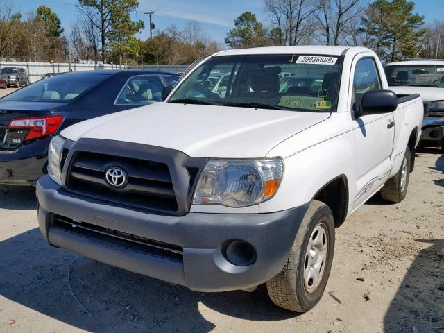 5TENX22N35Z034933 - 2005 TOYOTA TACOMA WHITE photo 2