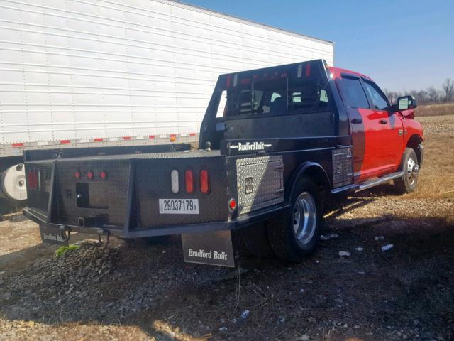 3C7WDTCL4CG265173 - 2012 DODGE RAM 3500 S RED photo 4