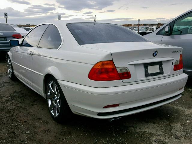 WBABM3348YJN85202 - 2000 BMW 323 CI WHITE photo 3