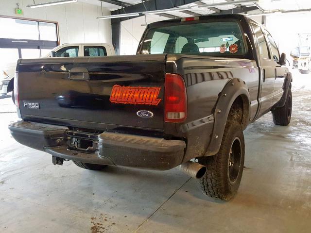 1FTSW31F62EA49219 - 2002 FORD F350 SRW S BLACK photo 4