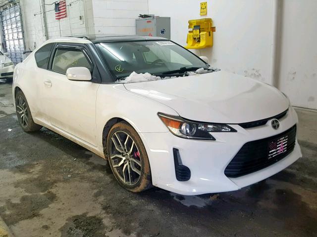JTKJF5C77E3082736 - 2014 TOYOTA SCION TC WHITE photo 1