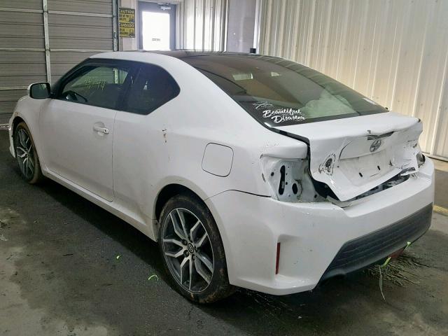 JTKJF5C77E3082736 - 2014 TOYOTA SCION TC WHITE photo 3