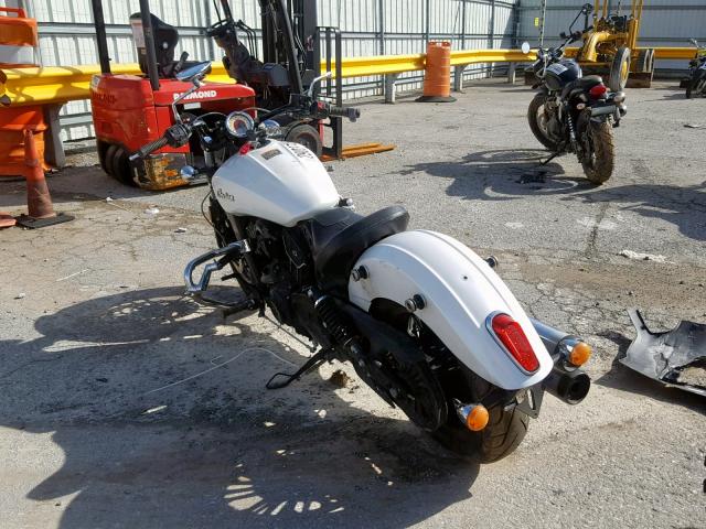 56KMSB119G3114256 - 2016 INDIAN MOTORCYCLE CO. SCOUT SIXT WHITE photo 3