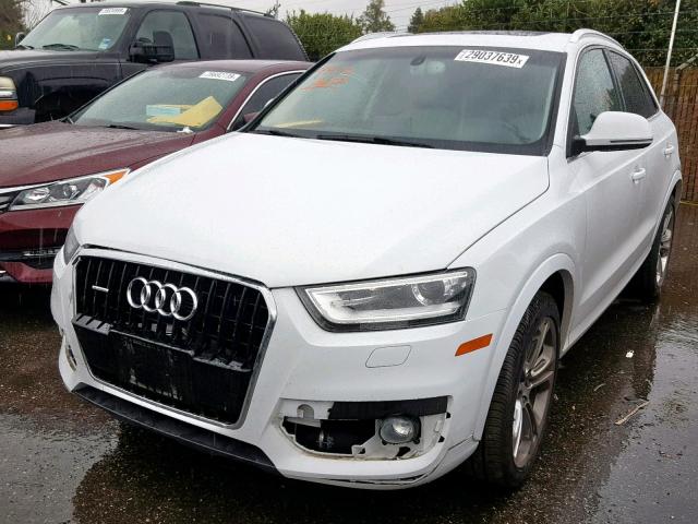 WA1GFCFS6FR009503 - 2015 AUDI Q3 PRESTIG WHITE photo 2