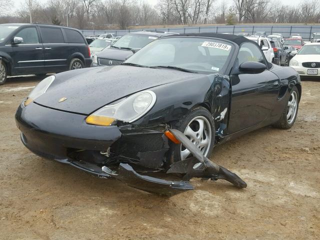 WP0CA2989XU623506 - 1999 PORSCHE BOXSTER BLACK photo 2