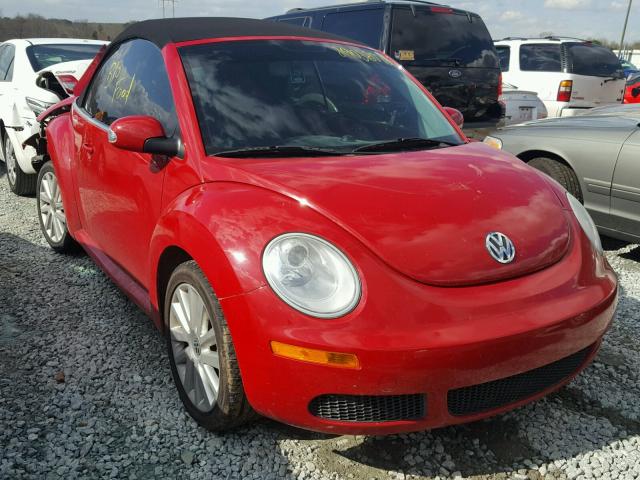 3VWRF31Y38M420028 - 2008 VOLKSWAGEN NEW BEETLE Qırmızı foto 1
