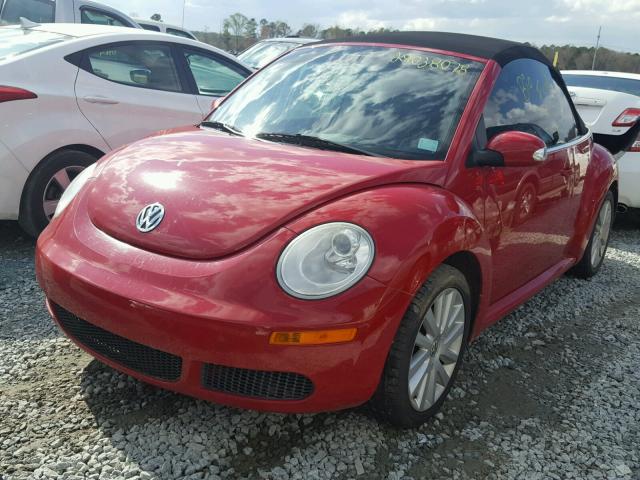 3VWRF31Y38M420028 - 2008 VOLKSWAGEN NEW BEETLE Qırmızı foto 2