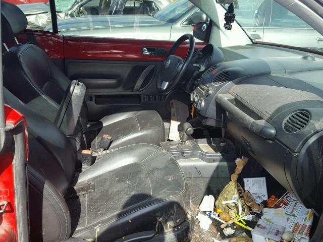 3VWRF31Y38M420028 - 2008 VOLKSWAGEN NEW BEETLE Qırmızı foto 5