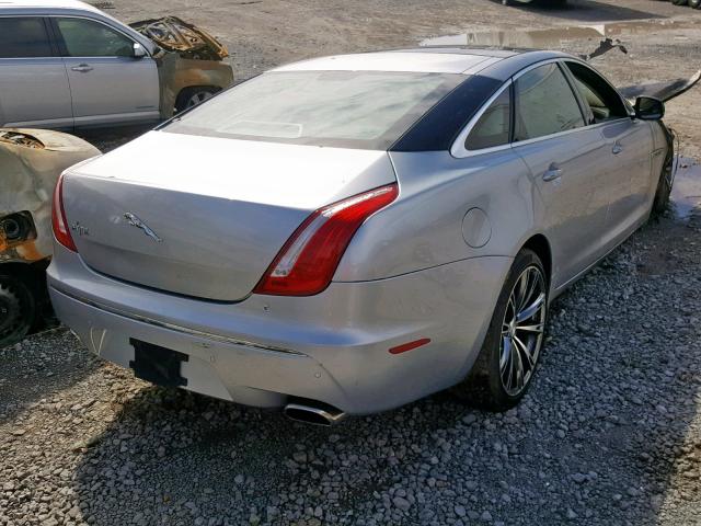 SAJWA2GB6CLV23506 - 2012 JAGUAR XJL SILVER photo 4