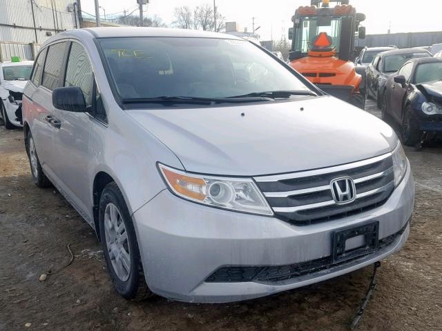 5FNRL5H24CB064534 - 2012 HONDA ODYSSEY LX SILVER photo 1