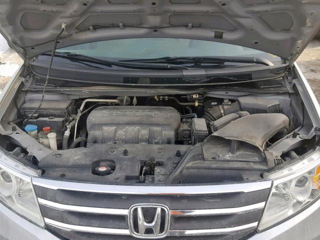 5FNRL5H24CB064534 - 2012 HONDA ODYSSEY LX SILVER photo 7