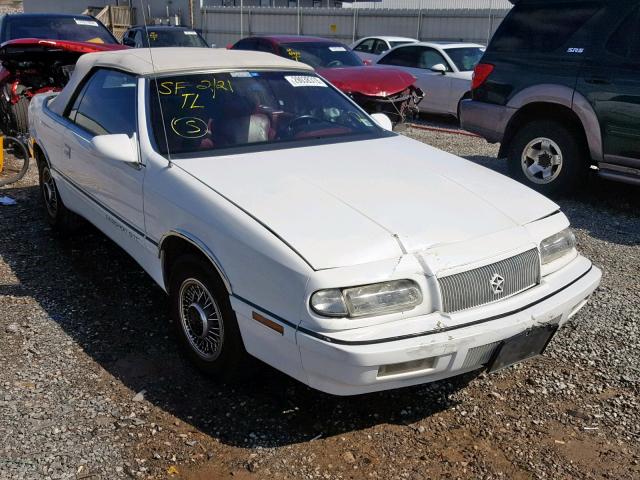 1C3XU4538PF654902 - 1993 CHRYSLER LEBARON WHITE photo 1