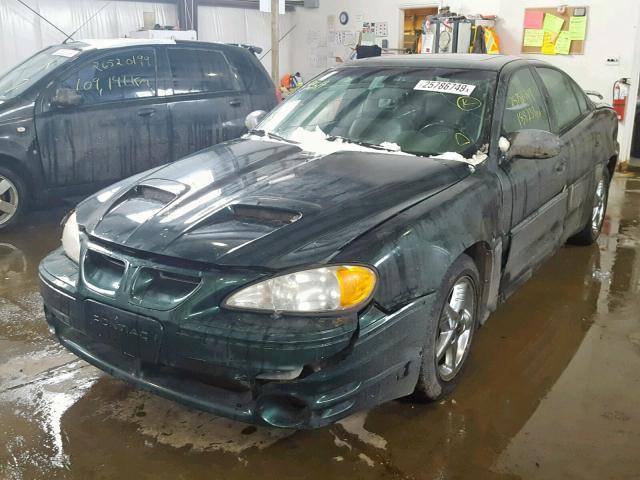 1G2NV52E83C265009 - 2003 PONTIAC GRAND AM G GREEN photo 2