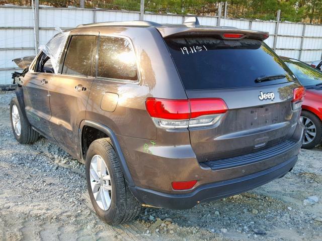 1C4RJEAG1HC804654 - 2017 JEEP GRAND CHER GRAY photo 3