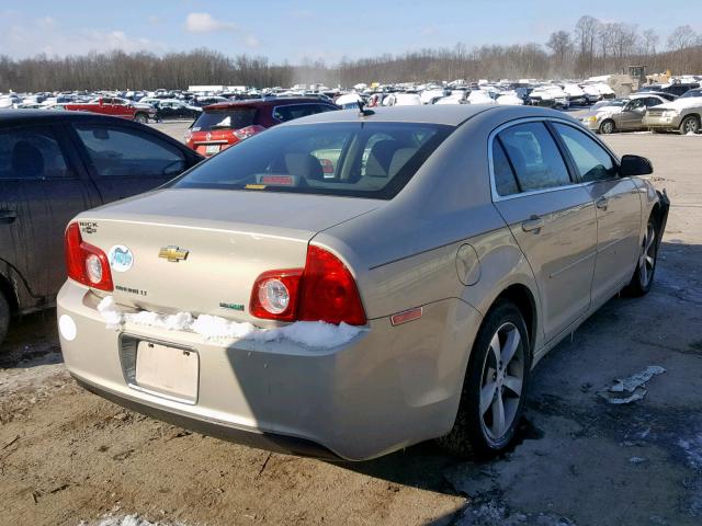 1G1ZC5EU7BF360401 - 2011 CHEVROLET MALIBU 1LT ოქროსფერი ფოტო 4
