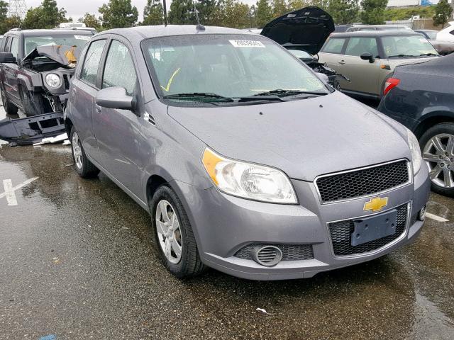 KL1TD6DE1AB109509 - 2010 CHEVROLET AVEO LS GRAY photo 1