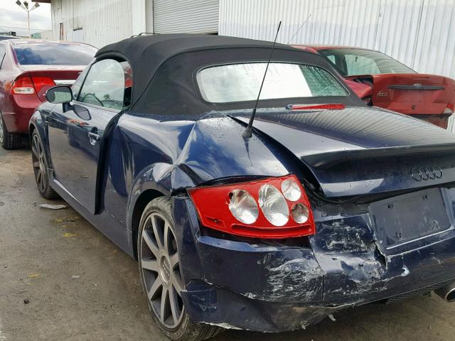 TRUUF28N541026353 - 2004 AUDI TT 3.2 BLUE photo 3