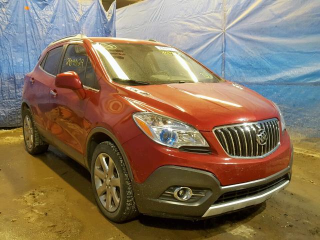 KL4CJCSB9DB103643 - 2013 BUICK ENCORE RED photo 1