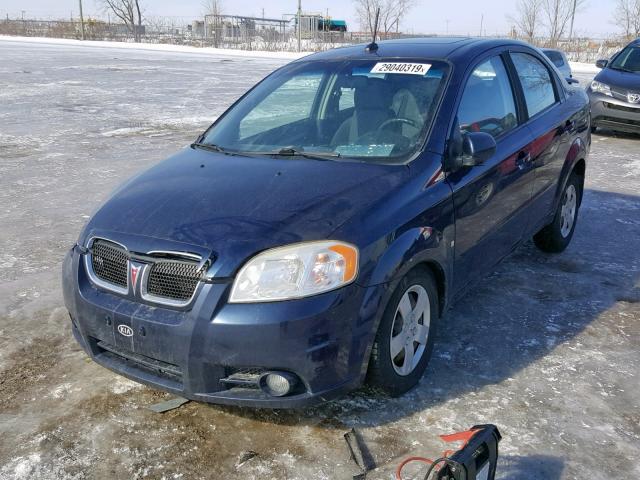 3G2TX55E59L123632 - 2009 PONTIAC G3 WAVE SE BLUE photo 2