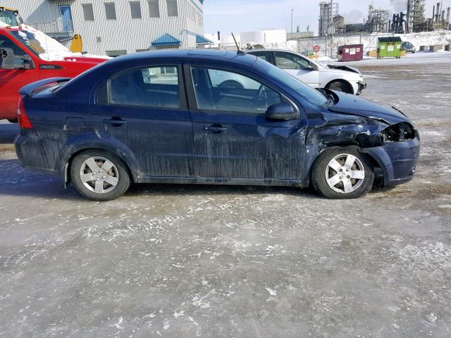 3G2TX55E59L123632 - 2009 PONTIAC G3 WAVE SE BLUE photo 9