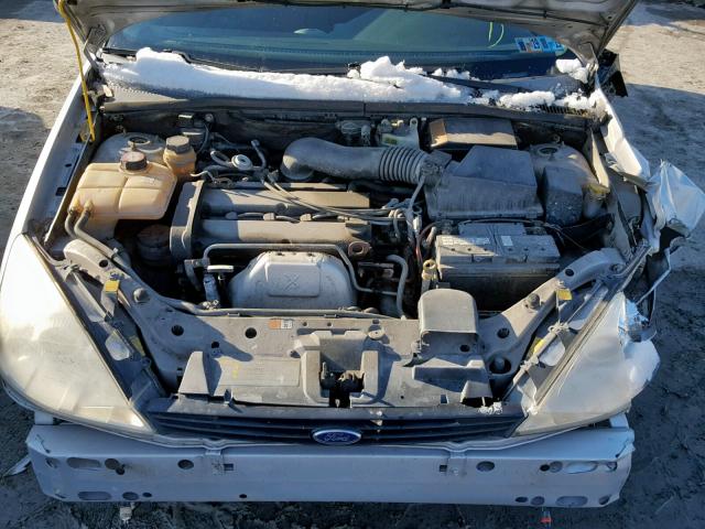 1FAFP38342W302449 - 2002 FORD FOCUS ZTS SILVER photo 7