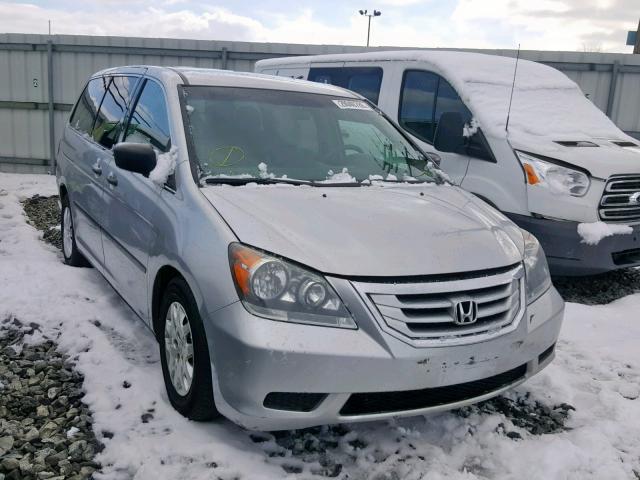 5FNRL3H29AB053403 - 2010 HONDA ODYSSEY LX SILVER photo 1