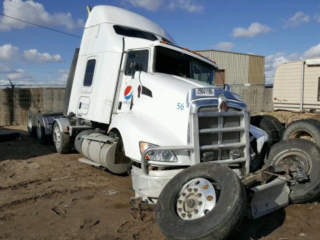 1XKAP40X7DJ360536 - 2013 KENWORTH CONSTRUCTI WHITE photo 1