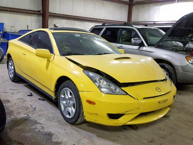 JTDDR32T340170665 - 2004 TOYOTA CELICA GT YELLOW photo 1