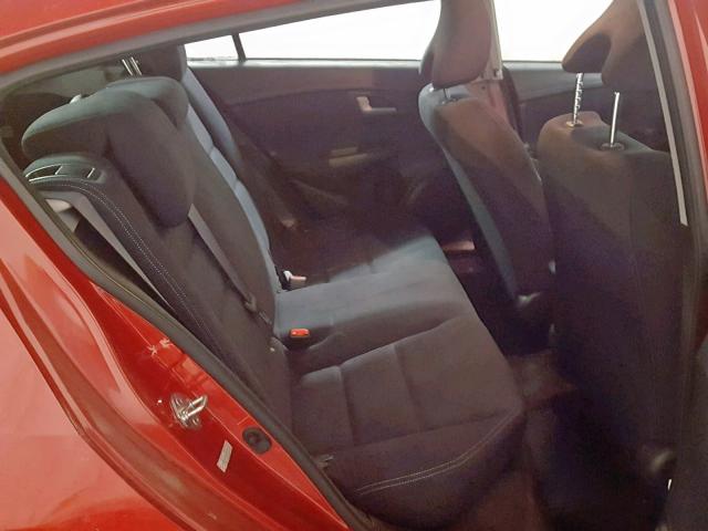 JHMZE2H52CS001579 - 2012 HONDA INSIGHT LX RED photo 6