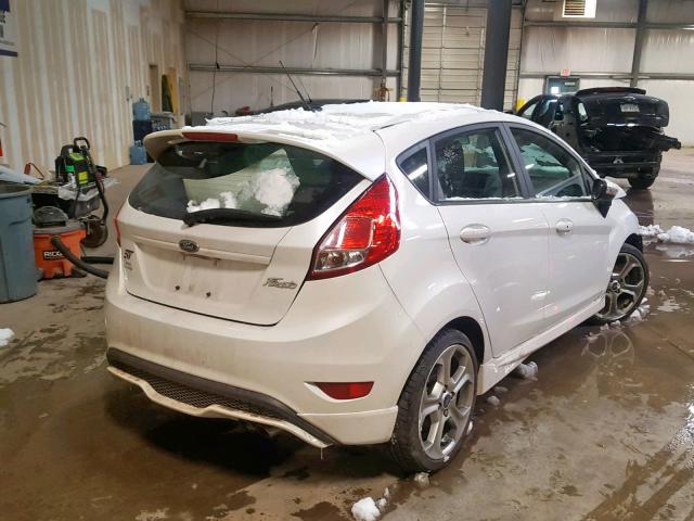 3FADP4GX5HM165564 - 2017 FORD FIESTA ST WHITE photo 4