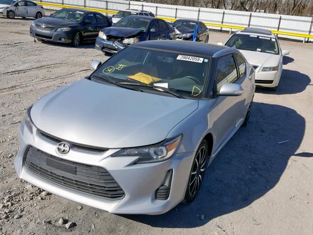 JTKJF5C70E3072615 - 2014 TOYOTA SCION TC SILVER photo 2
