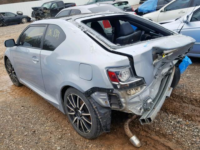 JTKJF5C70E3072615 - 2014 TOYOTA SCION TC SILVER photo 3