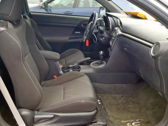 JTKJF5C70E3072615 - 2014 TOYOTA SCION TC SILVER photo 5
