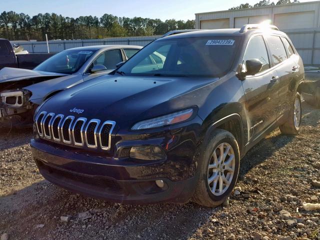 1C4PJLCB8GW171077 - 2016 JEEP CHEROKEE L BLUE photo 2