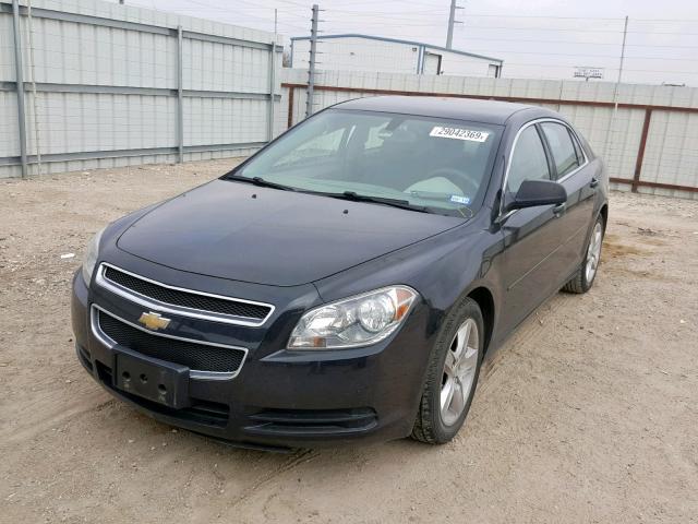 1G1ZB5E02CF202842 - 2012 CHEVROLET MALIBU LS BLACK photo 2