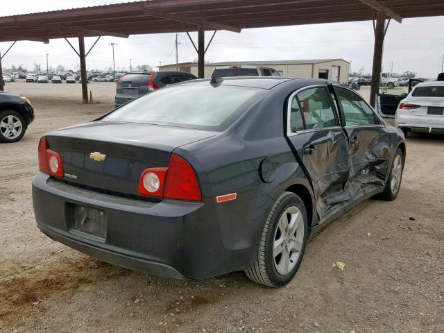 1G1ZB5E02CF202842 - 2012 CHEVROLET MALIBU LS BLACK photo 4