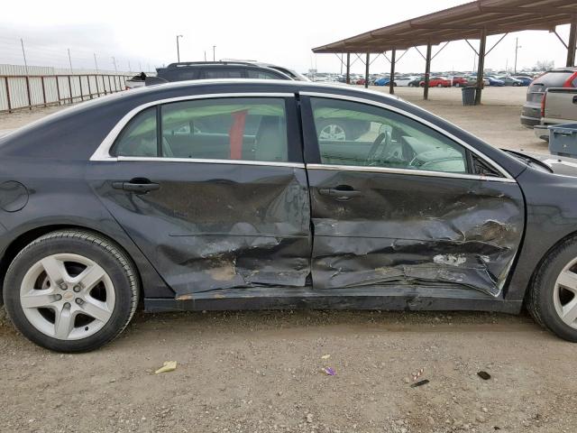 1G1ZB5E02CF202842 - 2012 CHEVROLET MALIBU LS BLACK photo 9