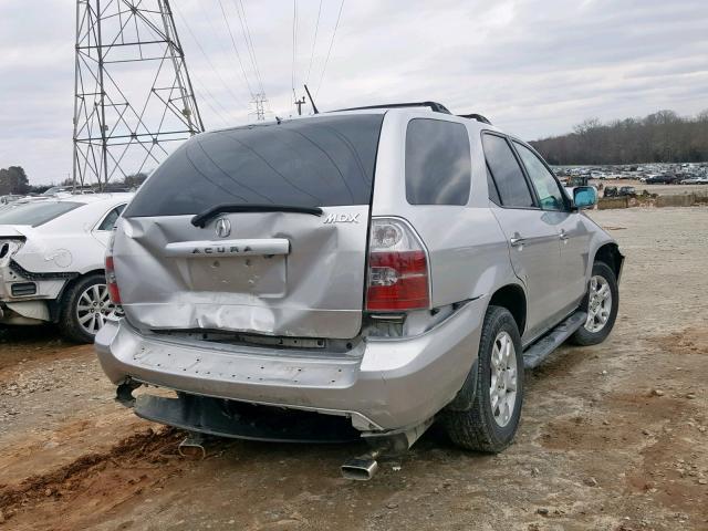 2HNYD18824H504889 - 2004 ACURA MDX TOURIN SILVER photo 4