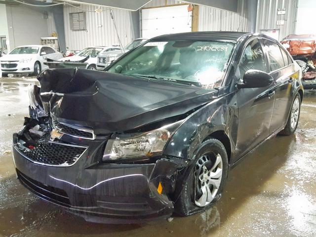 1G1PA5SG5E7311238 - 2014 CHEVROLET CRUZE LS BLACK photo 2