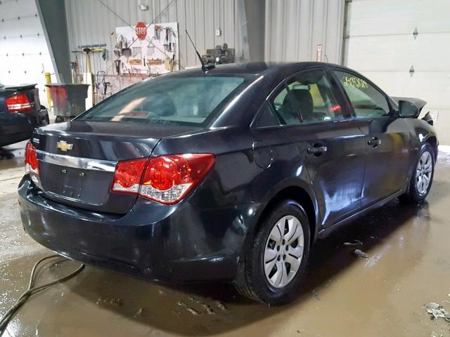 1G1PA5SG5E7311238 - 2014 CHEVROLET CRUZE LS BLACK photo 4