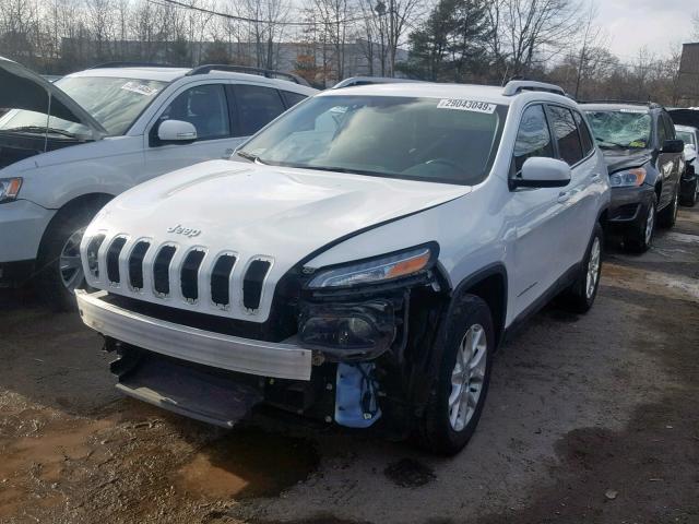 1C4PJMCBXFW794270 - 2015 JEEP CHEROKEE L WHITE photo 2