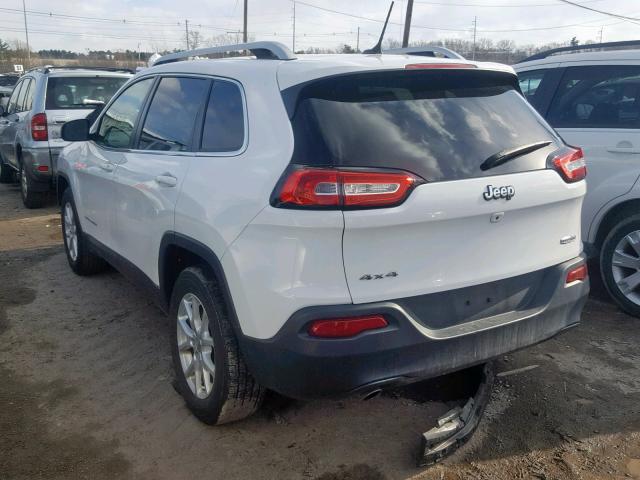 1C4PJMCBXFW794270 - 2015 JEEP CHEROKEE L WHITE photo 3