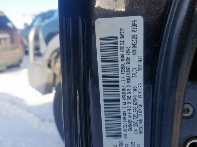 3D7UT2CL2AG167649 - 2010 DODGE RAM 2500 BROWN photo 10